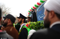 حضور سیدعلی خمینی در 22 بهمن 1404 قم