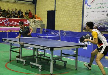 نیما عالمیان قهرمان مسابقات تنیس روی میز بزرگسالان کشور در سنندج شد