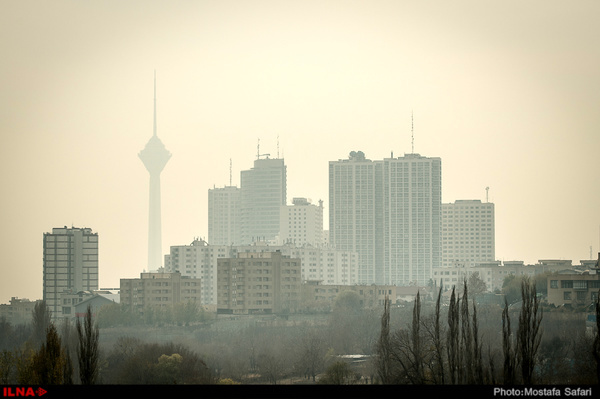 هوای تهران با شاخص 100 در مرز آلودگی
