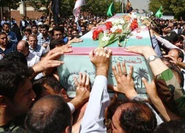 پیکر 2 شهید گمنام در نکا تشییع و به خاک سپرده شد