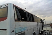 تصادف اتوبوس با ۲ کامیون در جاده ارومیه – نقده یک کشته بر جا گذاشت