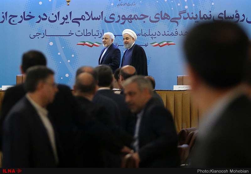 حضور روحانی در همایش روسای نمایندگی های جمهوری اسلامی ایران در خارج از کشور