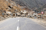 جاده گرمدره به قراقوش شهرستان سامان بازگشایی شد