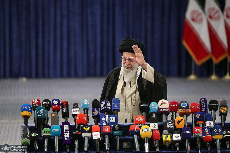 حضور رهبر معظم انقلاب اسلامی در انتخابات ریاست جمهوری چهاردهم