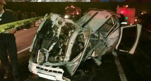 سانحه رانندگی در محور شبستر - تسوج با 2 کشته و 3 مصدوم