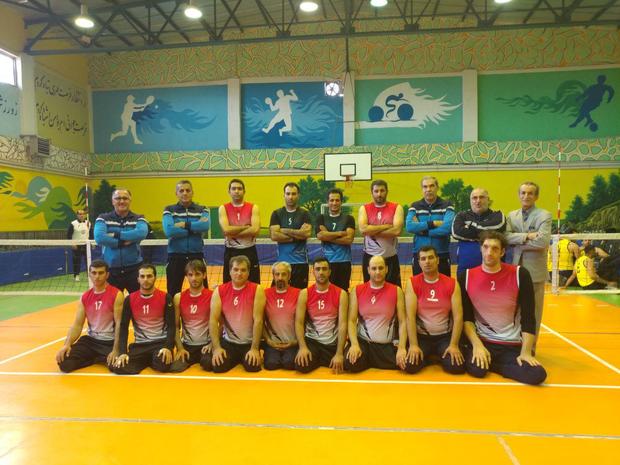 تدوام پیروزی های تیم جامعه معلولان مازندران درلیگ برتر والیبال نشسته کشور