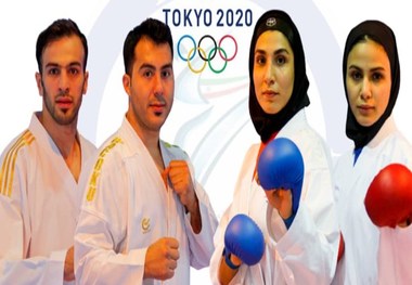  4 کاراته کای کشورمان المپیکی شدند

