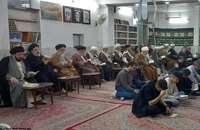 مراسم احیای شب بیست و سوم ماه رمضان در دفتر حضرت آیت الله العظمی صانعی + تصاویر