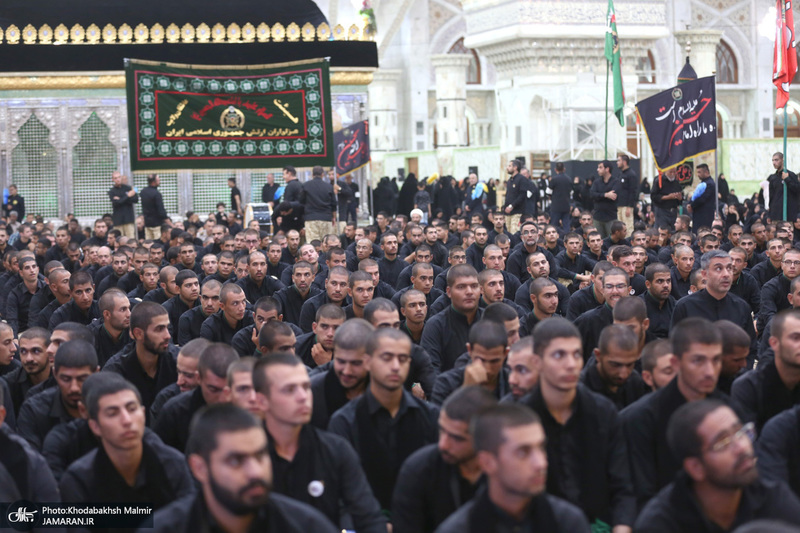 مراسم عزاداری حضرت اباعبدالله الحسین (ع) درحرم مطهر امام خمینی (س)
