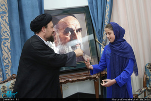 دیدار جمعی از نمایندگان ادیان الهی باسید حسن خمینی 