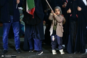 چهل و سومین شب اجتماع پرشور مردم در میدان تجریش