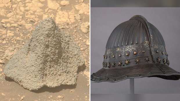  کلاه‌خود قرون وسطی در سیاره سرخ چه می‌کند؟