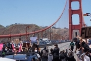 اعتراضات به مسدود شدن پل معروف آمریکا رسید !