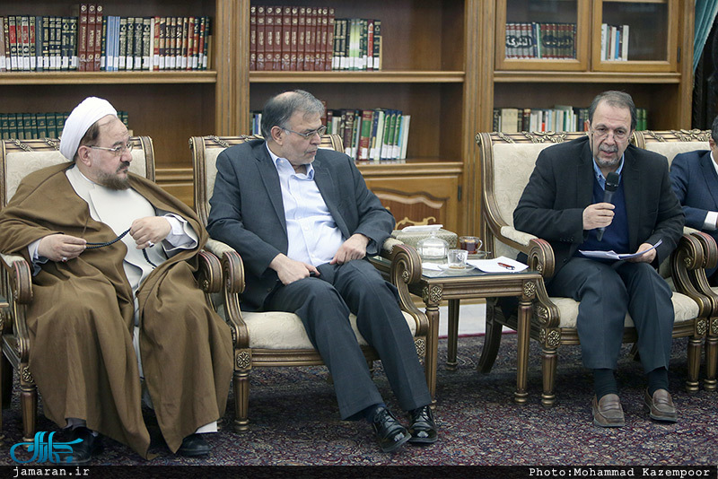 دیدار رئیس و معاونین مرکز تحقیقات استراتژیک مجمع تشخیص مصلحت نظام با آیت الله هاشمی رفسنجانی