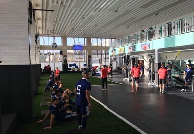 تمرین تیم ملی فوتبال در غیاب کی‌روش+ تصاویر