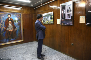 بازدید عبدالکریم حسین‌زاده، معاون امور توسعه روستایی و مناطق محروم کشور  از بیت امام خمینی (س) در جماران