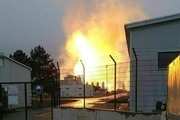 انفجار در پایانه گازی شرکت ملی نفت و گاز اتریش+ تصاویر