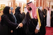 دست دادن ‎بن سلمان با خانم‌ها! + عکس