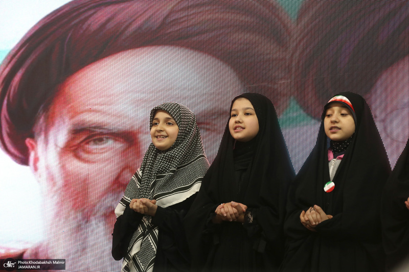 چهل و چهارمین شب اجتماع پرشور مردم در صادقیه