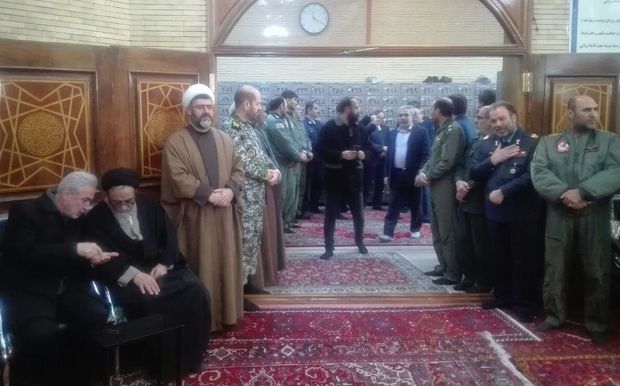 مجلس ترحیم سرتیپ دوم خلبان شهید محمدرضا رحمانی در تبریز برگزار شد