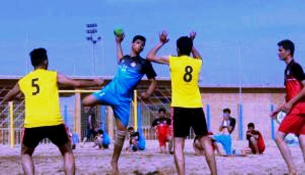 رقابت 6 تیم هندبال ساحلی نوجوانان پسر کشور در بندرعباس