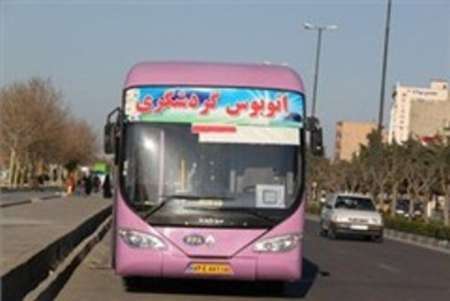 اتوبوس‌های گردشگری تهران منتظر پلاک