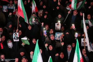 اجتماع حمایت از رزمندگان در مقابله با دشمن آمریکایی - صهیونی در پرند-۱