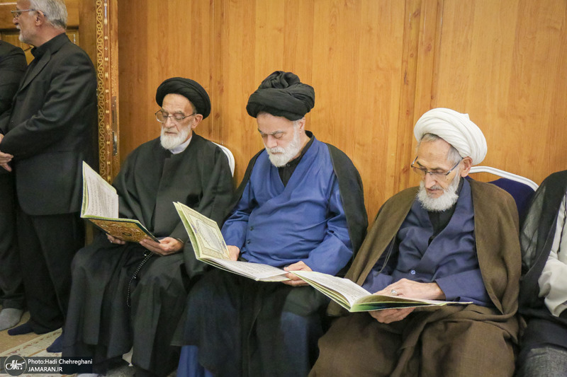 مراسم بزرگداشت آیت موسوی تبریزی در قم