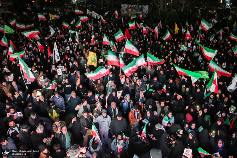 اجتماع حمایت از رزمندگان در مقابله با دشمن آمریکایی - صهیونی در پرند-۱