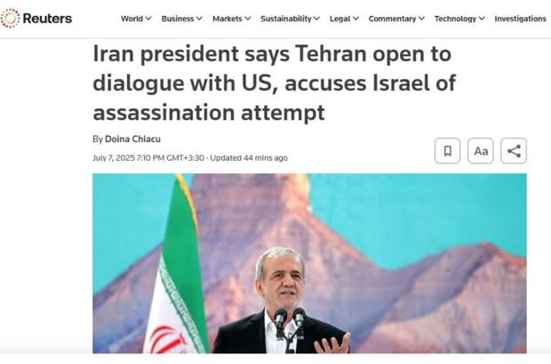 بازتاب مصاحبه پزشکیان با تاکر کارلسون در رسانه‌های انگلیسی‌زبان؛ از طرح نافرجام ترور توسط اسرائیل تا تداوم مذاکرات