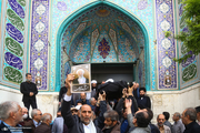 مراسم تشییع آیت الله نورالله شاه آبادی(ره) در تهران