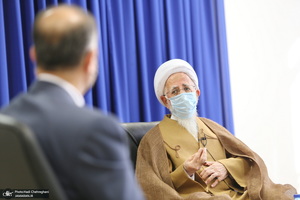 دیدار وزیر امور خارجه با مراجع عظام تقلید