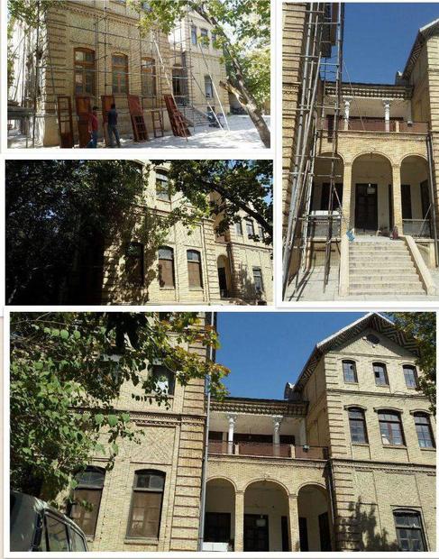 باغ قاجاری منشی باشی شیراز در دست مرمت