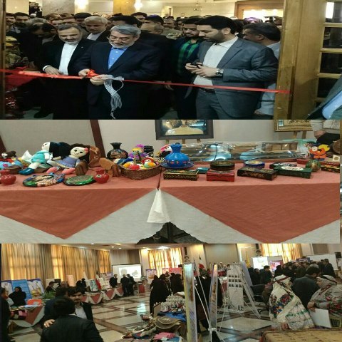 بازدید وزیر کشور از نمایشگاه تولیدات سازمان های مردم نهاد در مشهد