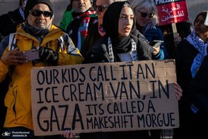 راهپیمایی هزاران انگلیسی در حمایت از مردم فلسطین