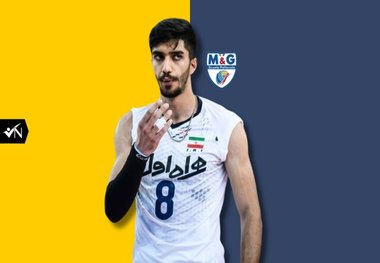 جوان والیبالیست ایران در لیگ ایتالیا