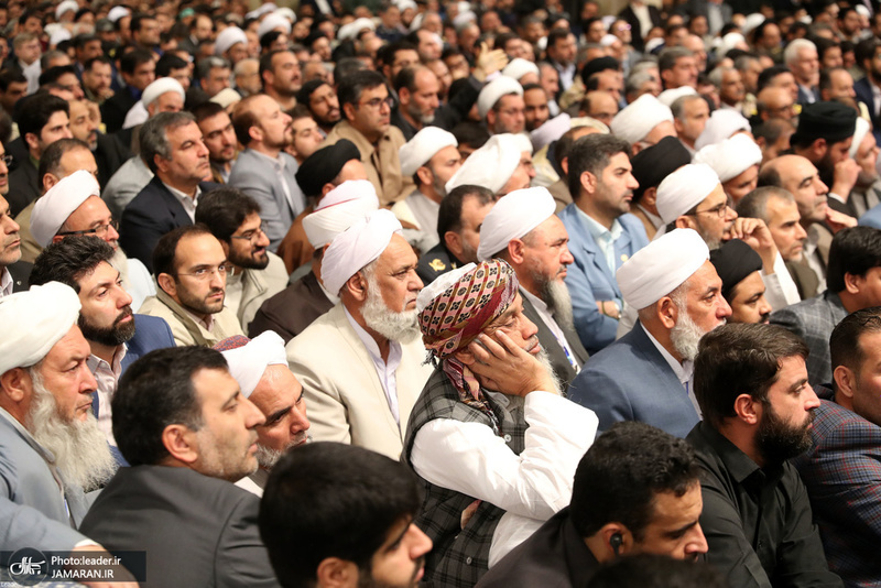 دیدار مسئولان نظام و میهمانان کنفرانس وحدت اسلامى‌ با رهبر معظم انقلاب