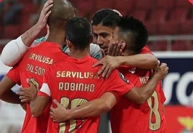 پاس گل طیبی در دوازدهمین پیروزی بنفیکا
