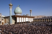 نماز ظهر عاشورا با حضور سوگواران حسینی در فارس برگزار شد