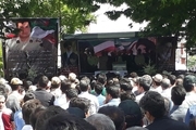 تشییع پیکر شهید «محمدرضا فیروزی» در شهرستان ملکان