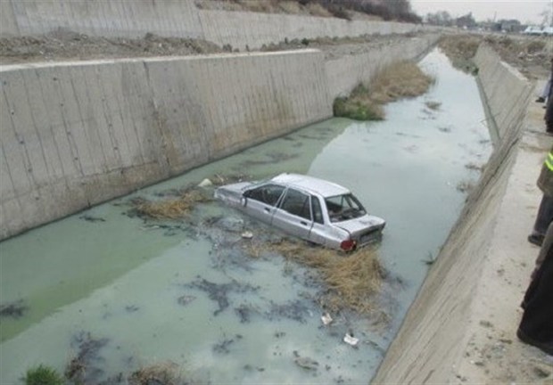 سقوط خودروی پراید به کانال آب در هفت تپه مرگ دخترجوان را رقم زد