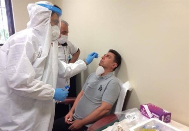 سپاهانی‌ها مجدداً تست کرونا دادند/ عکس
