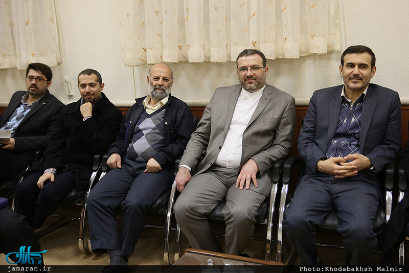 دیدار رئیس و اعضای فراکسیون امید با سید حسن خمینی