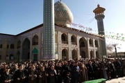 پیکر پدر شهیدان مشتاقیان در شیراز به خاک سپرده شد