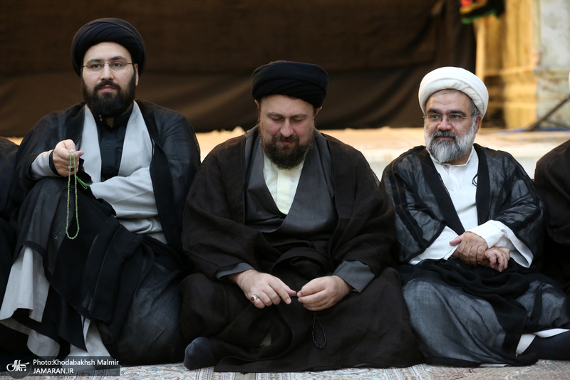 مراسم شب عاشورا در حرم مطهر امام خمینی (س)