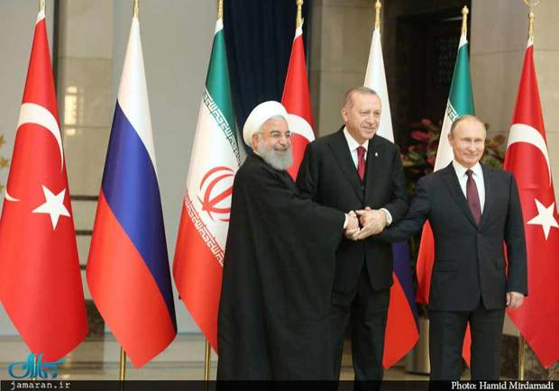 اجلاس سه جانبه سران کشورهای ایران، روسیه و ترکیه در آنکارا آغاز شد