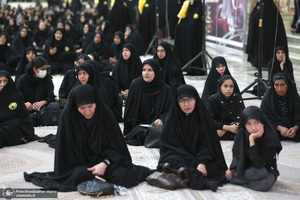 مراسم عزاداری حضرت اباعبدالله الحسین (ع) درحرم مطهر امام خمینی (س)