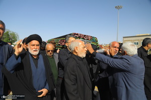 مراسم تشییع آیت الله موسوی تبریزی (ره)