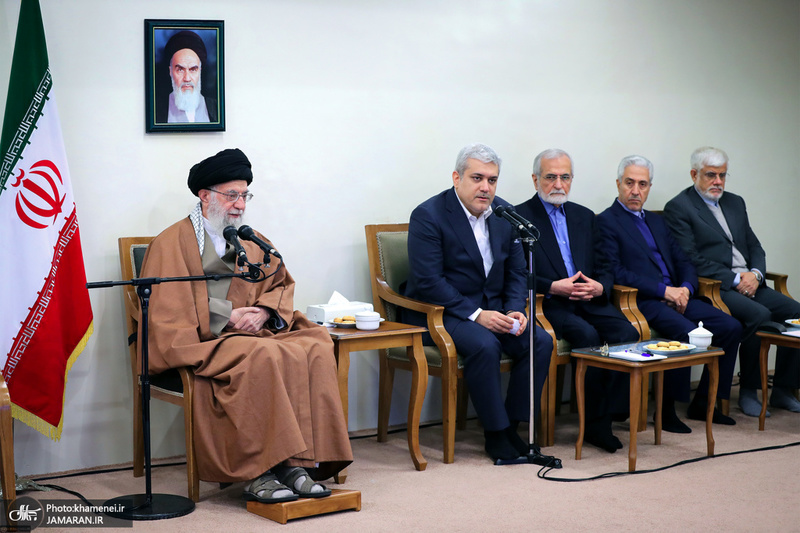 دیدار جمعی از مسئولان و محققان پژوهشکده علوم شناختی با رهبر معظم انقلاب