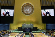 تصاویر/ اجلاس مجمع عمومی سازمان ملل زیر سایه سنگین کرونا